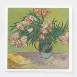 Vincent Van Gogh Oleander-Blumenmalerei Serviette