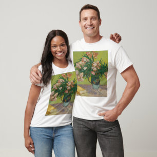 Vincent Van Gogh Oleander-Blumenmalerei T-Shirt