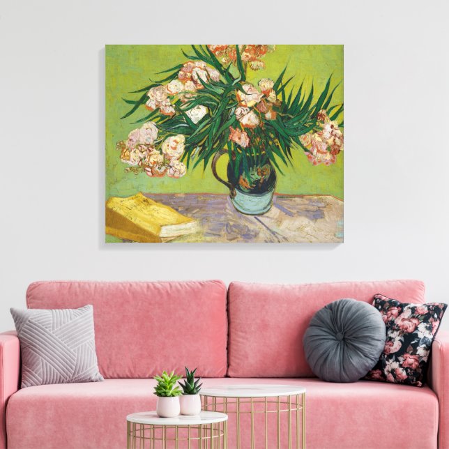 Vincent Van Gogh Oleander Still Life Leinwanddruck (Insitu (Wohnzimmer))