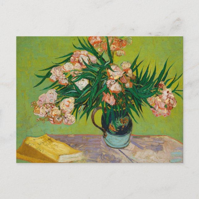 Vincent van Gogh Oleanders Postcard | Klassische K Postkarte (Vorderseite)