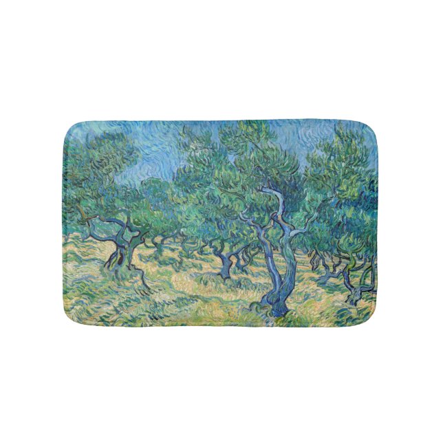 Vincent van Gogh - Olive Grove Badematte (Vorderseite)