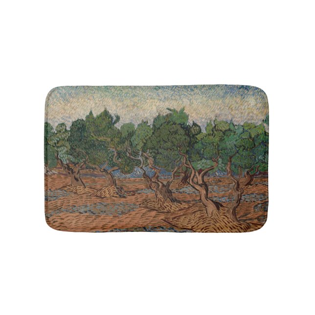 Vincent van Gogh - Olive Grove Badematte (Vorderseite)
