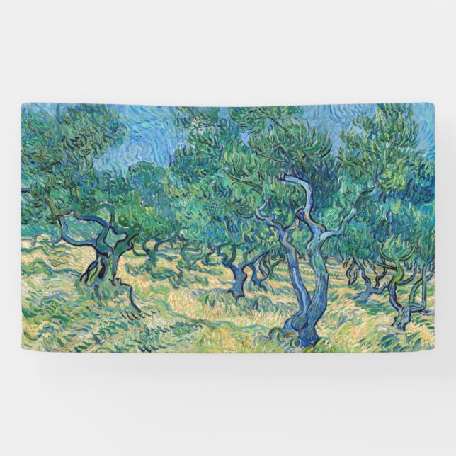 Vincent van Gogh - Olive Grove Banner (Horizontal)