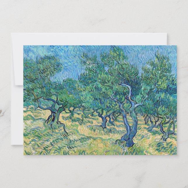 Vincent van Gogh - Olive Grove Dankeskarte (Vorderseite)