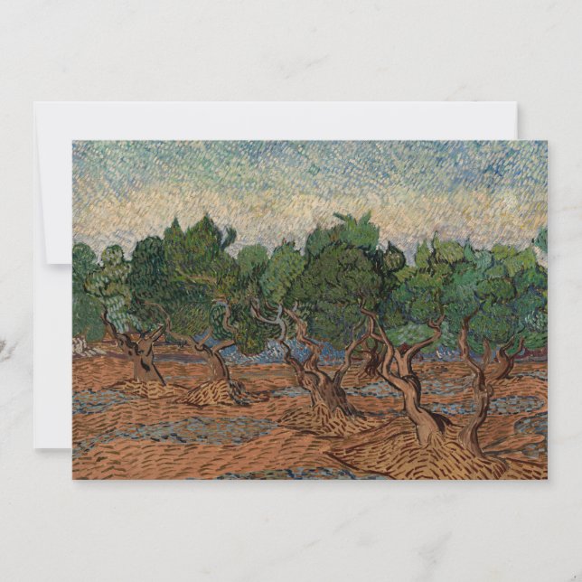Vincent van Gogh - Olive Grove Einladung (Vorderseite)