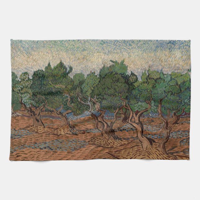Vincent van Gogh - Olive Grove Geschirrtuch (Horizontal)