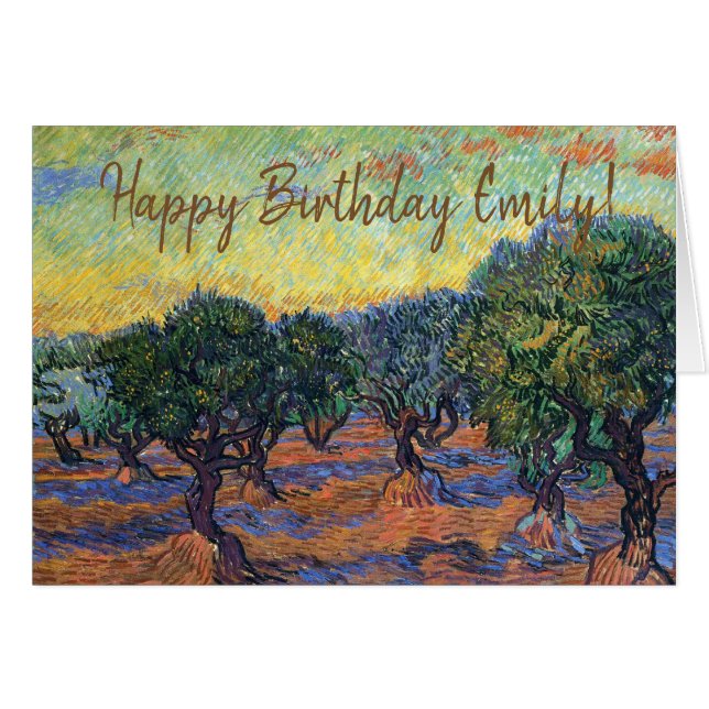 Vincent Van Gogh Olive Grove Impressionismus Art (Vorderseite (Horizontal))