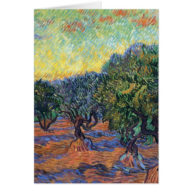 Vincent Van Gogh Olive Grove Impressionismus Art (Vorne)