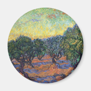 Vincent Van Gogh Olive Grove Impressionismus Art Magnet