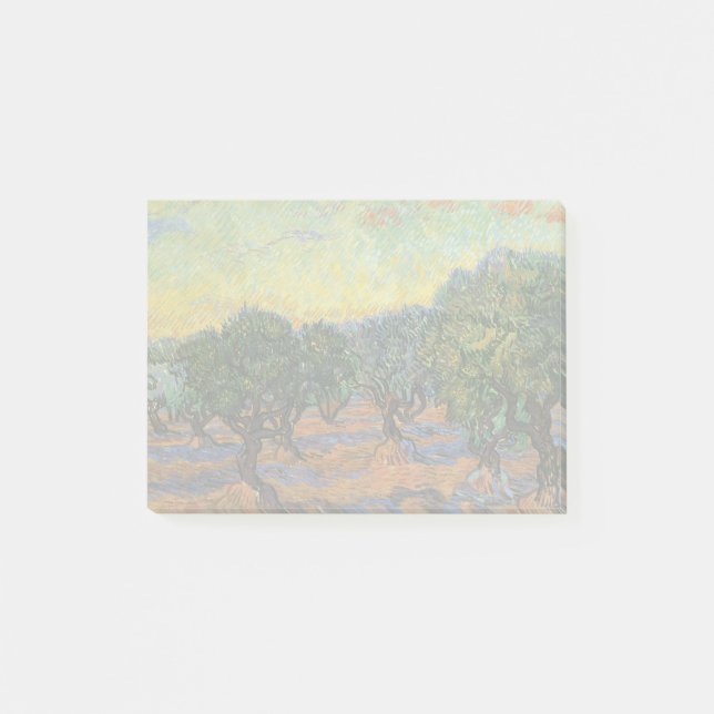 Vincent Van Gogh Olive Grove Impressionismus Art Post-it Klebezettel (Vorderseite)