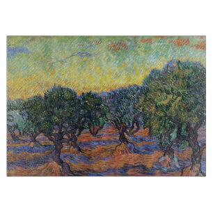 Vincent Van Gogh Olive Grove Impressionismus Art Schneidebrett
