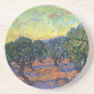 Vincent Van Gogh Olive Grove Impressionismus Art Untersetzer