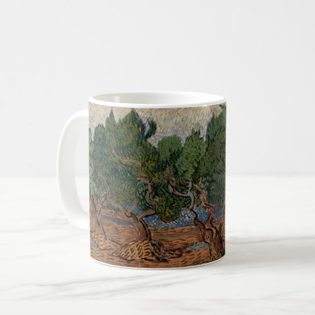 Vincent van Gogh - Olive Grove Kaffeetasse (Vorderseite Links)