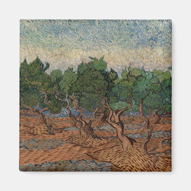 Vincent van Gogh - Olive Grove Magnet (Vorne)
