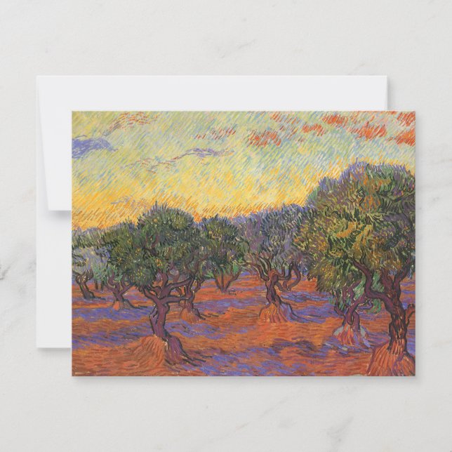 Vincent van Gogh - Olive Grove, Orange Sky (Vorderseite)