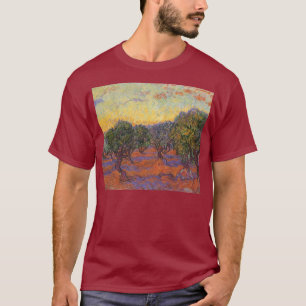 Vincent van Gogh - Olive Grove, Orange Sky T-Shirt