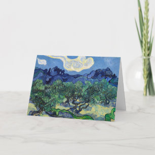 Vincent van Gogh - Olive Trees with the Alpilles Karte