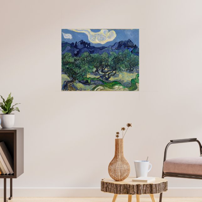 Vincent van Gogh - Olivenbume, Alpen Poster | Zazzle.at