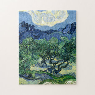 Vincent Van Gogh Olivenbäume Berglandschaft Puzzle