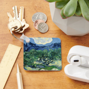Vincent Van Gogh Olivenbäume Berglandschaft Schlüsselanhänger
