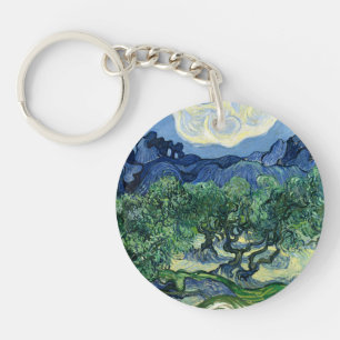 Vincent Van Gogh Olivenbäume Berglandschaft Schlüsselanhänger