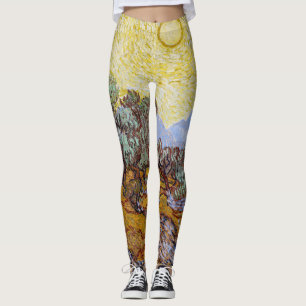 Vincent van Gogh - Olivenbäume, Gelber Himmel und  Leggings