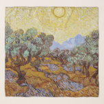 Vincent van Gogh - Olivenbäume, Gelber Himmel und  Schal<br><div class="desc">Olivenbäume mit gelbem Himmel und Sonne / Oliviers avec ciel jaune et soleil - Vincent van Gogh,  1889</div>