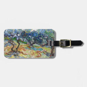 Vincent van Gogh - Olivenbäume: Hellblauer Himmel Gepäckanhänger