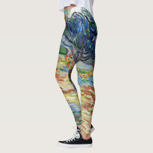Vincent van Gogh - Olivenbäume: Hellblauer Himmel Leggings