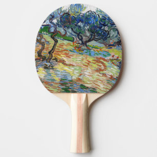 Vincent van Gogh - Olivenbäume: Helles blaues Himm Tischtennis Schläger