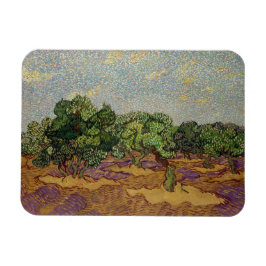 Vincent van Gogh - Olivenbäume Magnet