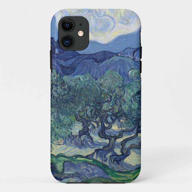 Vincent Van Gogh - Olivenbäume mit den Alpen Case-Mate iPhone Hülle (Rückseite)