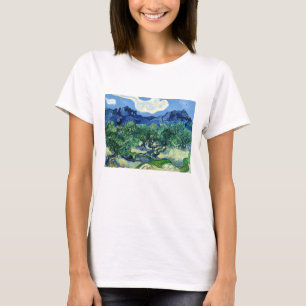 Vincent Van Gogh, Olivenbäume mit den Alpen T-Shirt