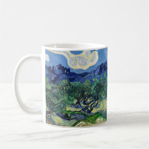 Vincent van Gogh - Olivenbäume mit den Alpilles Kaffeetasse