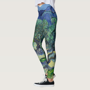 Vincent van Gogh - Olivenbäume mit den Alpilles Leggings