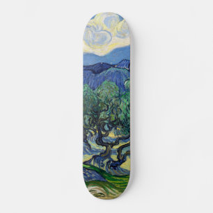 Vincent van Gogh - Olivenbäume mit den Alpilles Skateboard