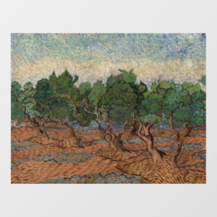 Vincent van Gogh - Olivenhain Fensteraufkleber