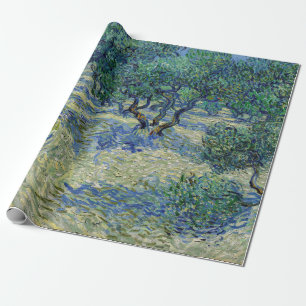Vincent van Gogh - Olivenhain: Helles Blaues Himme Geschenkpapier