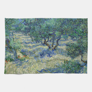 Vincent van Gogh - Olivenhain: Helles Blaues Himme Geschirrtuch