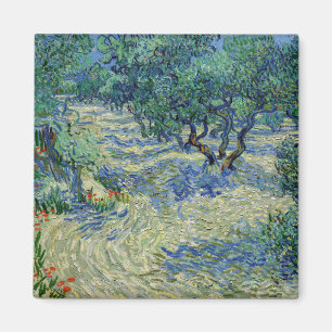 Vincent van Gogh - Olivenhain: Helles Blaues Himme Magnet