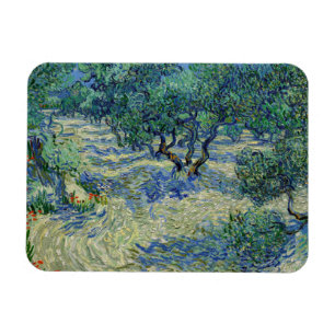 Vincent van Gogh - Olivenhain: Helles Blaues Himme Magnet