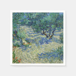 Vincent van Gogh - Olivenhain: Helles Blaues Himme Serviette