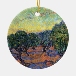 Vincent Van Gogh Olivenhain Impressionismus Kunst Keramik Ornament