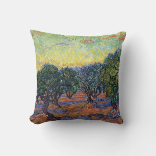 Vincent Van Gogh Olivenhain Impressionismus Kunst Kissen