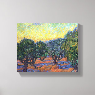 Vincent Van Gogh Olivenhain Impressionismus Kunst Leinwanddruck