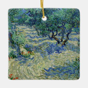 Vincent van Gogh - Olivenhain Keramikornament