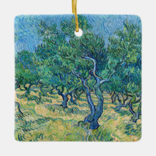Vincent van Gogh - Olivenhain Keramikornament