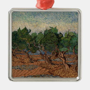 Vincent van Gogh - Olivenhain Ornament Aus Metall