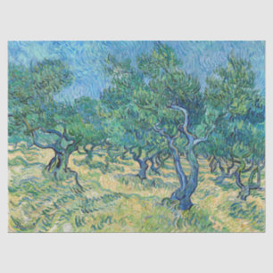 Vincent van Gogh - Olivenhain Seidenpapier