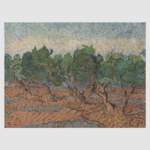 Vincent van Gogh - Olivenhain Seidenpapier